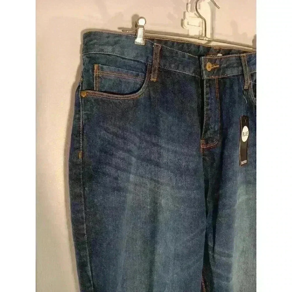 BOOHOO NEW Women's Denim Jeans Size 16 Mom Dark Blue Rise 13"‎ - Picture 2 of 10